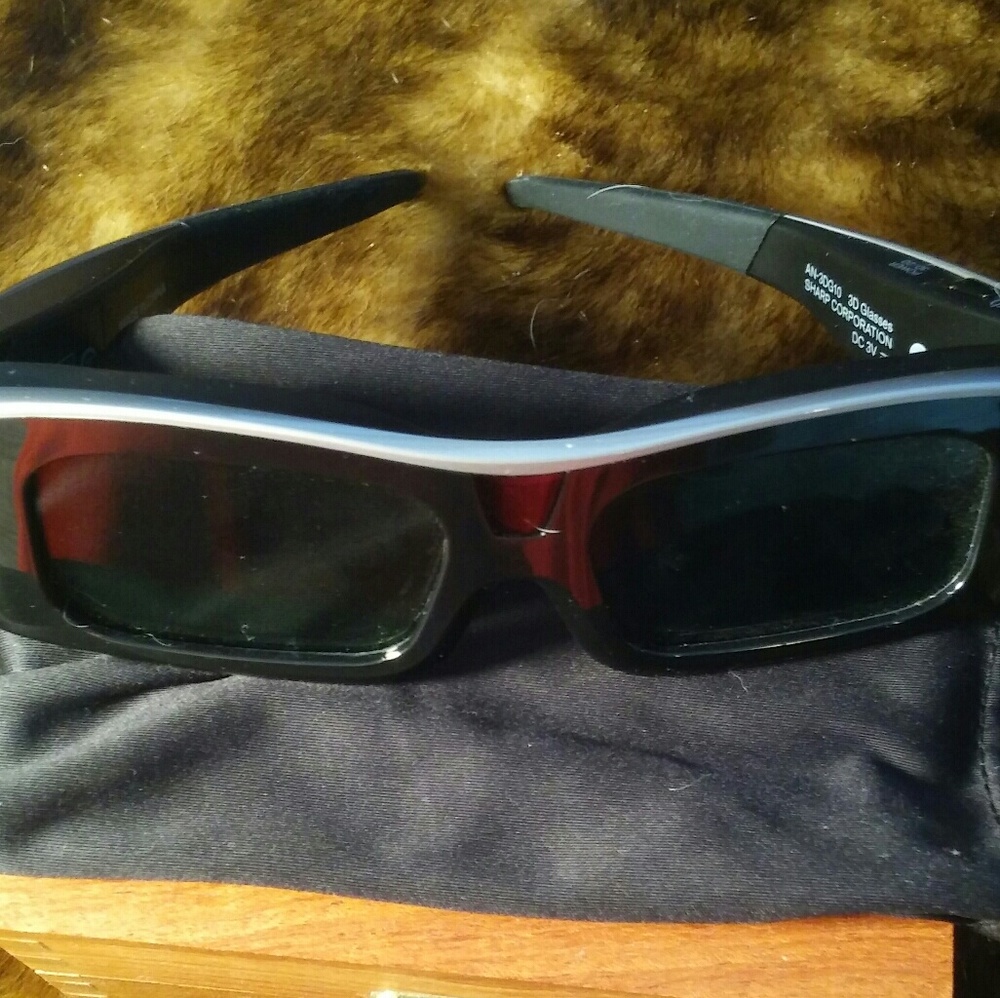Sharp 3-D Glasses